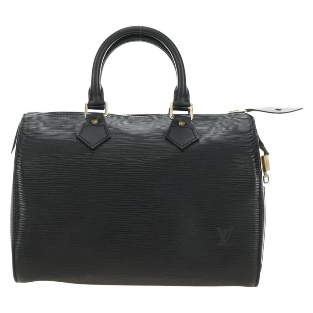 Louis Vuitton Epi Speedy 25 Handbag Black